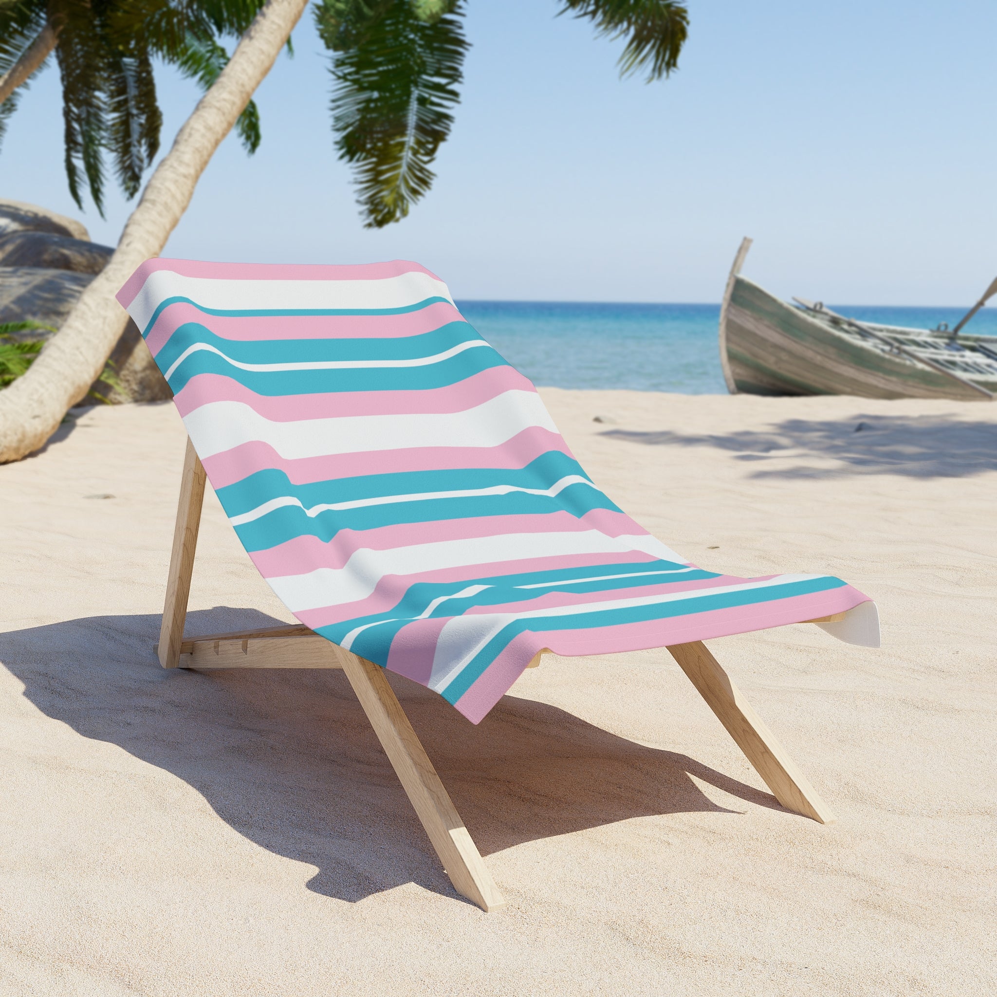 Perfectly Imperfect Irregular Striped Beach Towel