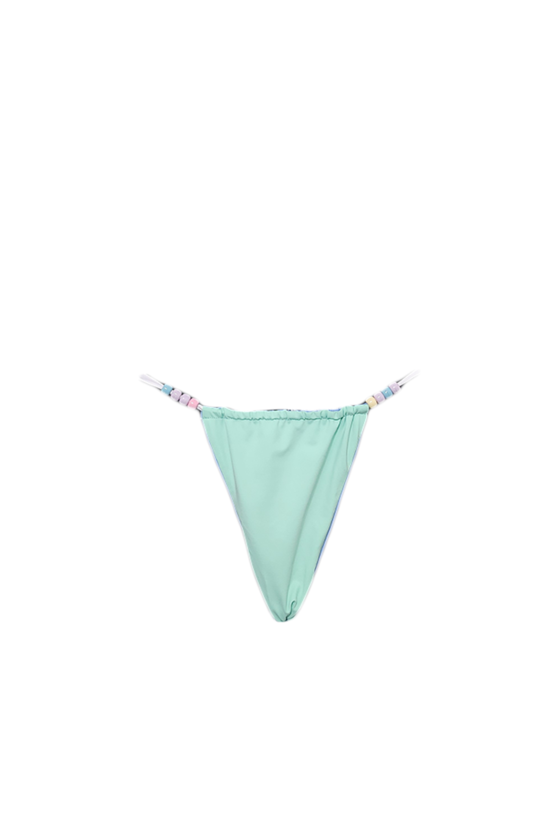 Bead Mine Reversible Beaded Bikini Thong Bottom